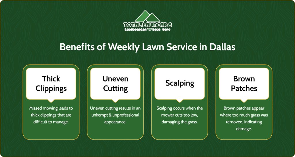 Benefits of Weekly Lawn Service Dallas-Fort Worth